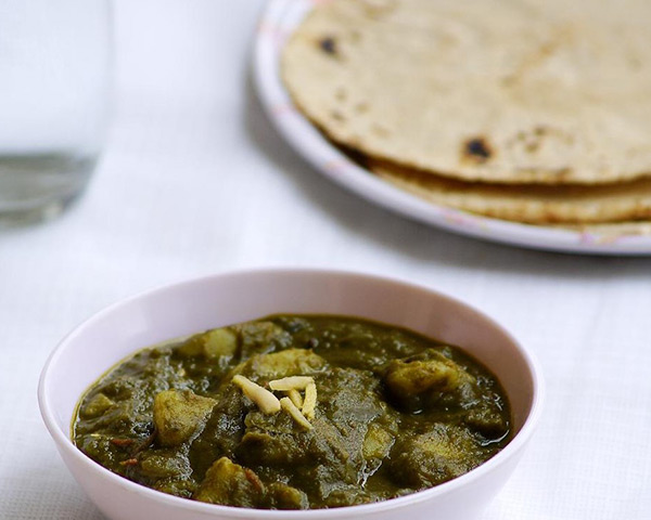 Chaturthi ko Amaranth dum aloo ka Chatkara hoajye (4th day of Navratri )