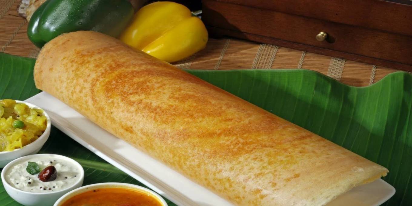 Adai Dosa with Peanut Chutney