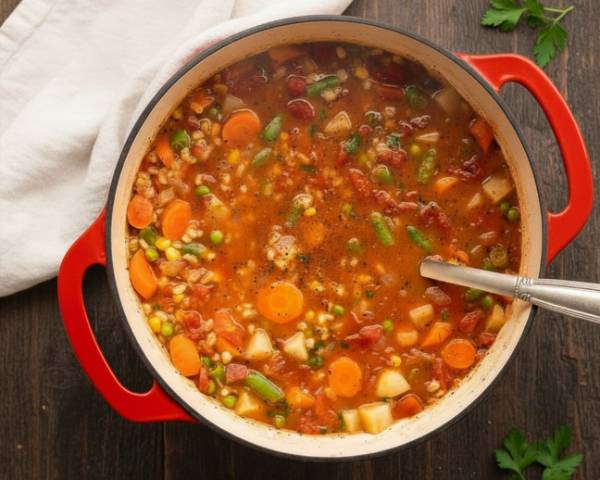 Barley Vegetable Soup 