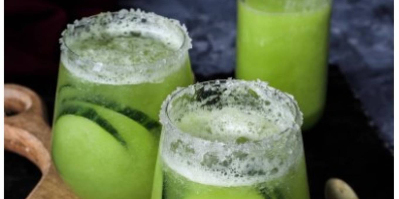 Refreshing Melon Cucumber Soda 