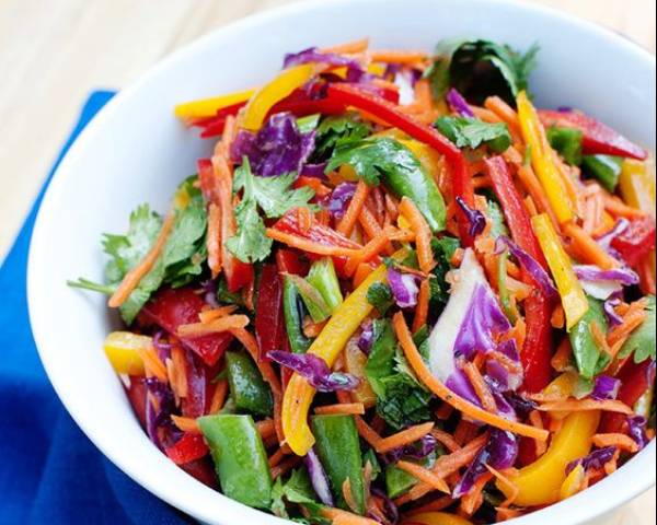 Rainbow Slaw Salad