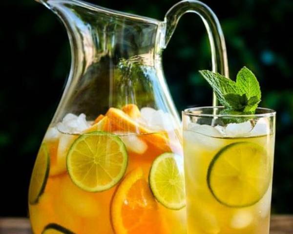 Homemade Citrus Mint Detox Water