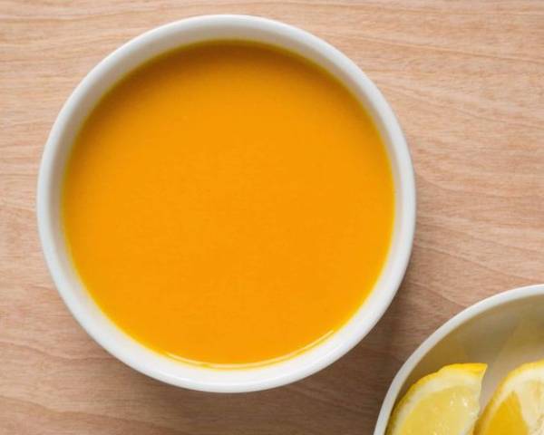 Homemade Carrot Soup with Lemon and Cinnamon (Pressure Cooker Method) 