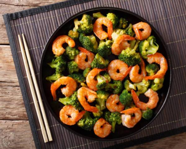 Broccoli Shrimp Sauté 