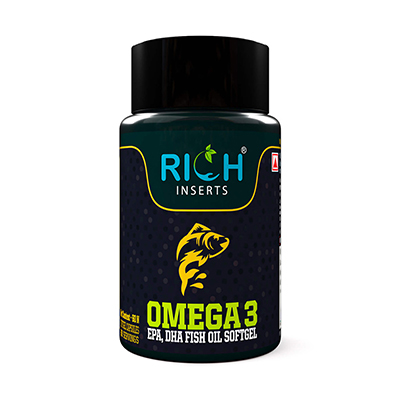 rich inserts omega 3 fatty acids fish oil 60 n softgel 1 1