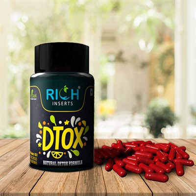 rich inserts natural detox multivitamin and multi mineral capsules 1 2