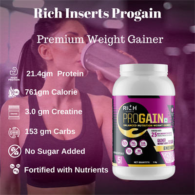 rich inserts progain 1kg your path to healthy weight gain and peak performance 6