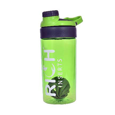 richinserts gym shaker bottle for protein shaker sipper bottle ideal for protein premium green 600 2